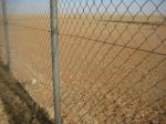 galvanized chain link fence(diamond wire mesh)/pvc coated chain link fence