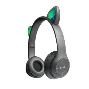 China ROHS Bluetooth Foldable Headset Lovely Design LED Stereo Wireless Headphone factory