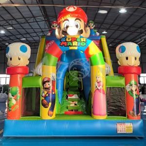 China Kids Ondoor Inflatable Amusement Theme Park With Obstacle Courses Inflatable Playground Fun City factory