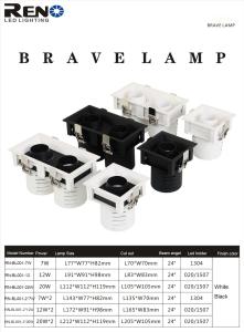 China Lifud 6w Led Recessed Downlight White Adjustable With Osram LED Chip factory