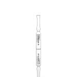 5ml clear amber glass ampoule customized printing medical cosmetic use