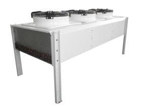 China SUS Frame IP54 Motor Air Cooled Condenser For Air Conditioning factory