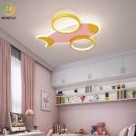 Creative Cartoon Aircraft Eye Protection Led Ceiling Light For Bedroom Room