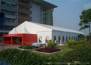 China Wind Resistant Extensive Outdoor Event Tents With Fabric Material For 200 People factory