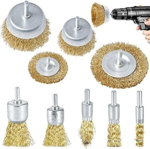 China 1in Wire Brush Set 80g For Drill Metal Attachment Grinding Rust factory