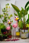 Indoor / Outdoor Metal Garden Ornaments Figurines Waterproof