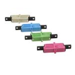 Green Fiber Optic Adapter , E2000 Adapter Good Changeability High Wear Proof
