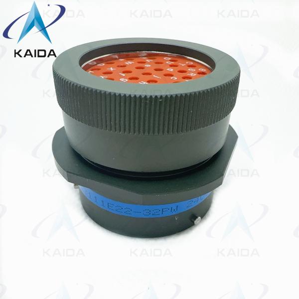 China 22-Shell Aluminum Alloy MIL-DTL-26482 Series 1 Miniature Connector 7.5 Amp 500V.MS3111E22-32PW Environmental Sealed factory