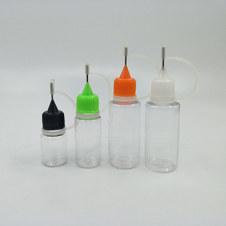 Smooth Glass Dropper Bottles Screw Cap 10ml-120ml Transparent Black Customize