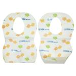 Cartoon Print ISO9001 Disposable Paper Bibs For Babies