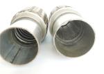 Metal Ss201 Ss409 Wire Braided Hose 45mmx152mmx 252mm Stainless Steel Exhaust