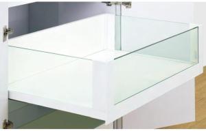 China High inner Drawer Tandem box with Glass side &amp; front panel 270-550mm factory