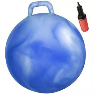 China Silk Printing PVC Eco Friendly Hopper Toy Ball Adult Space Giant Bouncing Skip Jumping factory