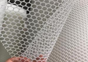 China 1.2mm hole White Extruded Plastic Netting Mesh factory