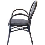All Weather Textilene Small CBM Restaurant Patio Chairs