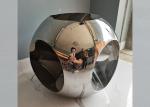 Polished 45cm 316 Stainless Steel Ball Sculpture For Home Decor