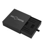 Custom Logo Gift Display Black Rigid Cardboard Watch Box Cases Paper Carton for
