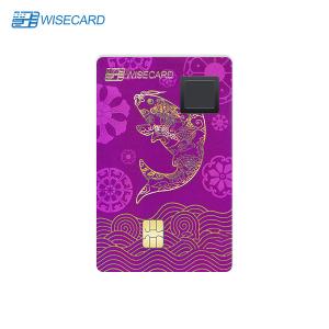 China High Secured Fingerprint Smart Card With Chip Magstripe RFID factory