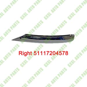 China For 2012-2017 Rolls-Royce Phantom Front Right Bumper Chrome Trim OEM 51117204578 factory