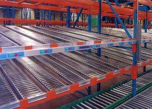 China Adjustable Gravity Flow Racks , High Efficient Warehouse Roller Racking Systems factory