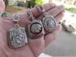 Anti Allergic Sports Diamond Pendant Necklace Mirror Polished