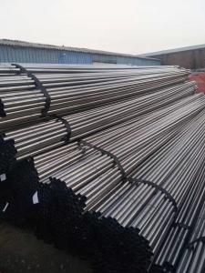 China Rust Proof Black Welded Steel Pipe 0.25mm - 2.5mm Thickness Hollow Cross Section factory