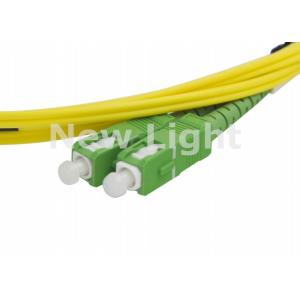 Telecommunication Networks Optical Fiber Patch Cord / LC SC Single Mode Fiber