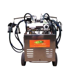 China Double Buckets Fixed Electric Goat Milking Machine 20-24 Cows / Hour factory