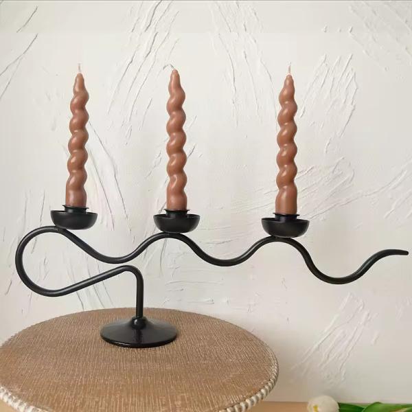 Decorative Candle Holders Metal Candlestick Holder Vintage Hysteria Wrought Iron