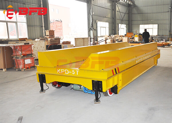 20 Ton Battery Powered Rail Transfer Cart For Cable Coil Handling