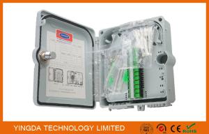 China High Strength GPON 12 Fiber Optic Termination Box , Fiber Optic Splitter Box with SC/APC Adapter factory
