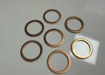 Custom Precise Metal Stamping Washer Parts Brass Sheet Material High Speed
