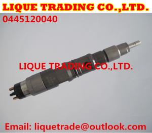 China BOSCH 0 445 120 040 Genuine and New Common rail injector 0445120040 for DAEWOO DOOSAN 65.10401-7001C, 65.10401-7001 factory