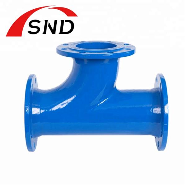Cast Iron Flange Y-Type Tee Pipe Fittings