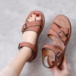 BS105 Tendon Sole Sandals Flat Shoes 2021 Summer New Shoes Student Roman Shoes