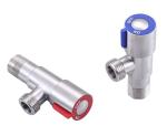 304 Stainless Steel Angle Valve Die Casting Parts With In-Wall Installation
