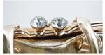 2016 European and American crystal diamond drill bag shoulder bag female bag