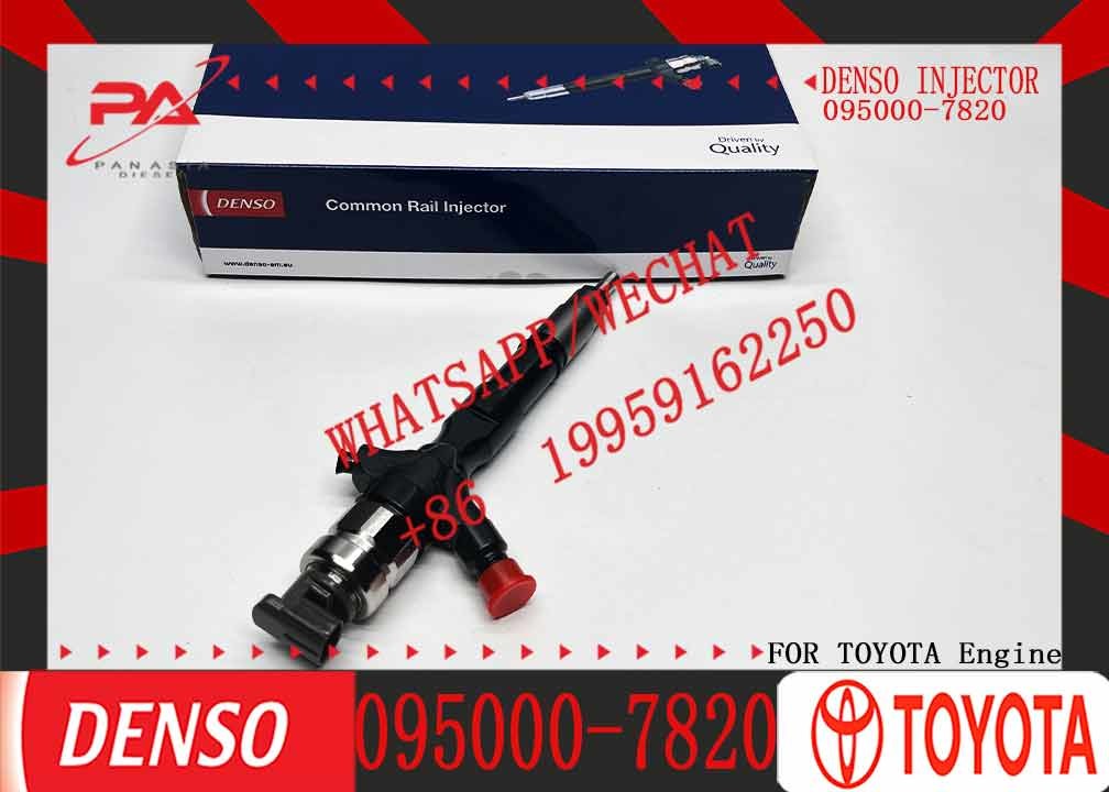 Low price Injector 095000-7820 095000-7810 23670-30290 23670-30120 23670-30230/39165 23670-39166/39225 for T0Y0TA1 1KD-F