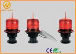 Solar Powered led strobe warning lights for Marine / Airport / Telecommunication