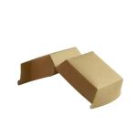 Recyclable kraft paper burger box custom logo fried chicken burger kraft paper