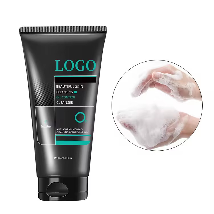 Men'S Sea Salt Face Cleaner Amino Acid Refreshing Facial Cleanser