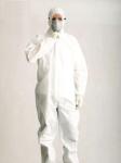 Medical Disposable Protective Coverall Waist / Cuffs / Ankles Adjustment Elastic