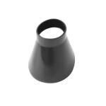 Silicone Round Fume Extractor Nozzle 67mm For Bamboo Arm Smoking Duct