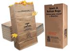Large Biodegradable Lawn Leaf Paper Bags Paper Trash Compostable Yard Waste