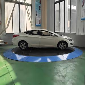 Speed 0.25m/s Car Elevator Turntable With Hydraulic Cylinder Drive Mode And PLC