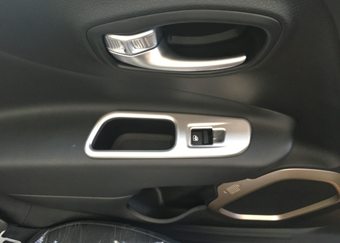 JEEP Renegade 2016 Chromed auto Interior Trim Kits Window Switch Molding