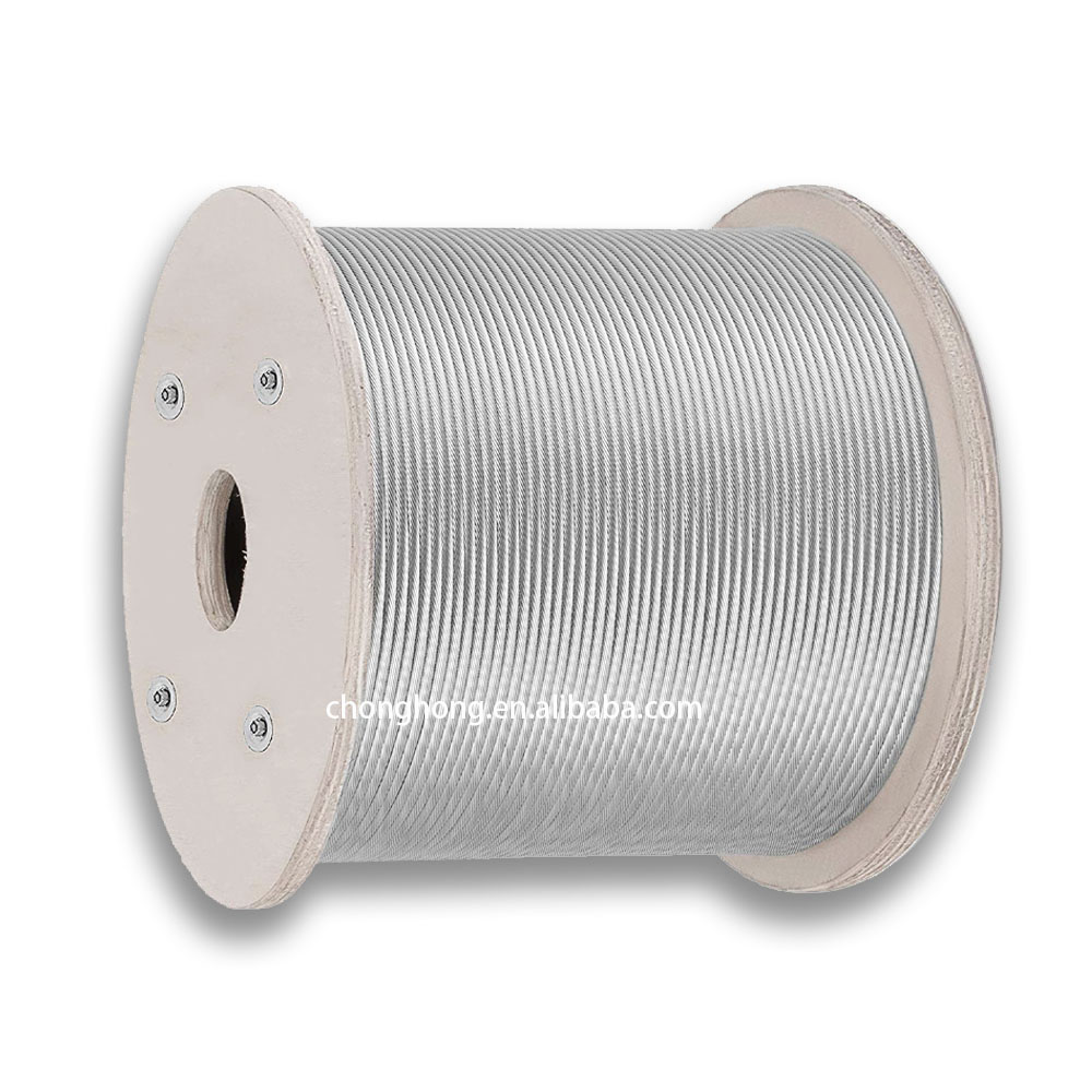 12mm Galvanized Steel Wire Rope for Cableway OEM Special Cold Heading Steel