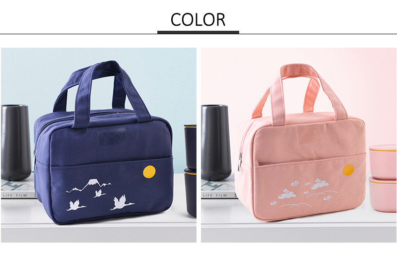 Large Capacity Zipper Insulated Lunch Cooler Bags