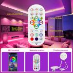Bluetooth Music Led Rgb Light With Fixed Buckle 12v Rgb Belt Light Set
