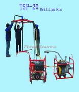 China Man Portable Drilling Rig (FLUSH) 20 meters factory